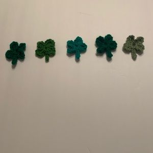 St Patrick Shamrock set of Five (5)